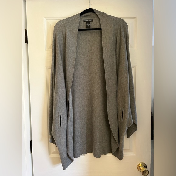 New York & Company Accessories - New York & Company gray cardigan/cape; 100% Acrylic; Size XL; new without tags